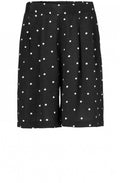 Para Black Spot Print Shorts