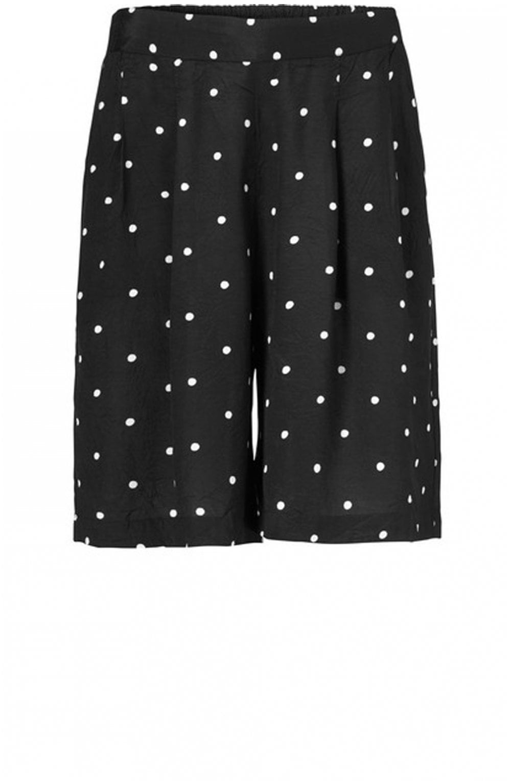 Para Black Spot Print Shorts