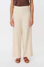 Parask Fog Crochet Panel Linen Mix Trousers