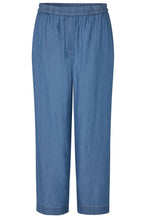 Pari Blue Denim Wide Leg Trousers