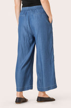 Pari Blue Denim Wide Leg Trousers