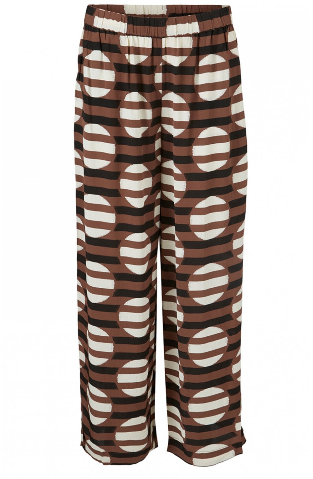 Parili Circular Print Trousers