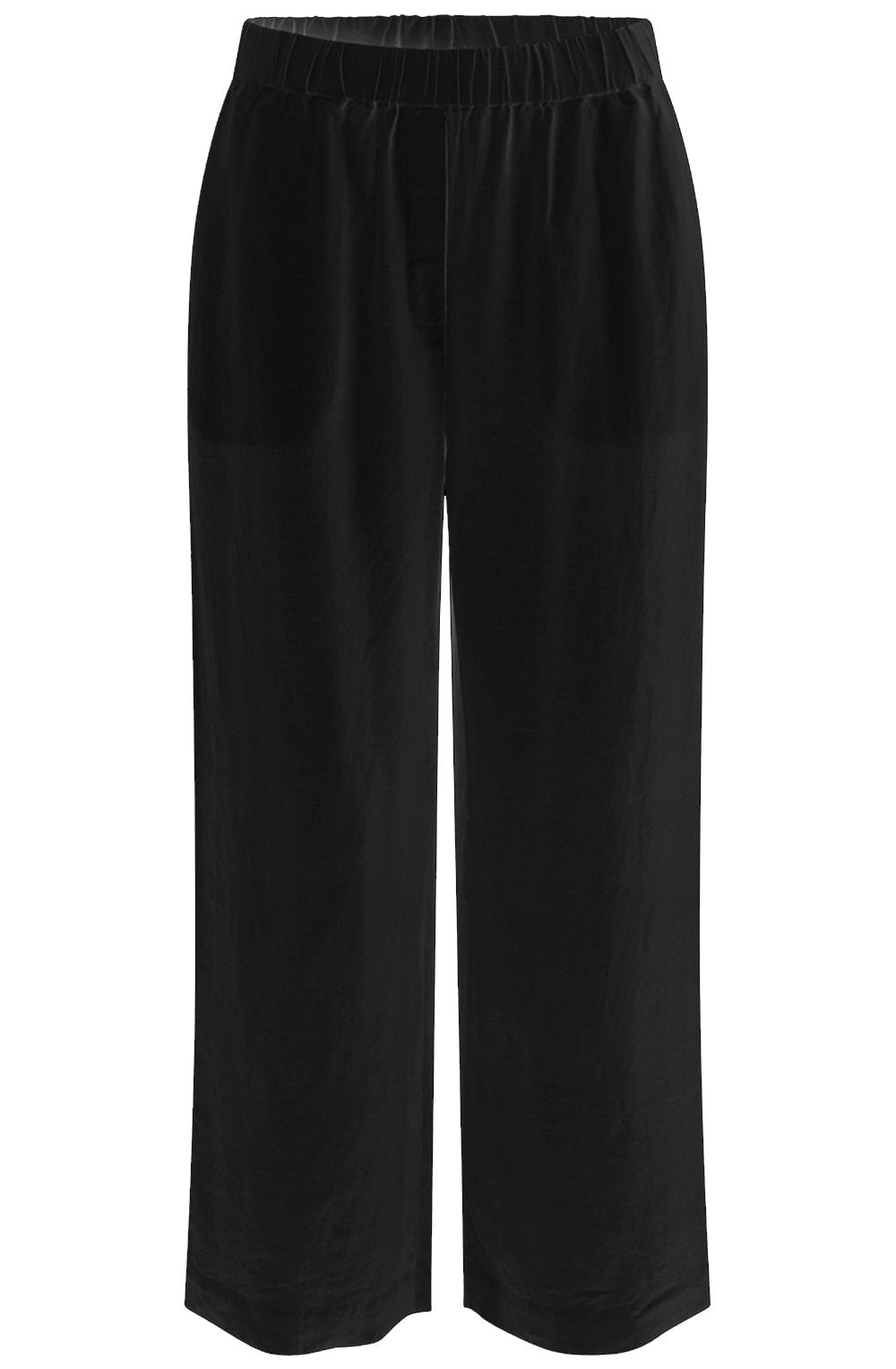 Parini Black Linen Trousers