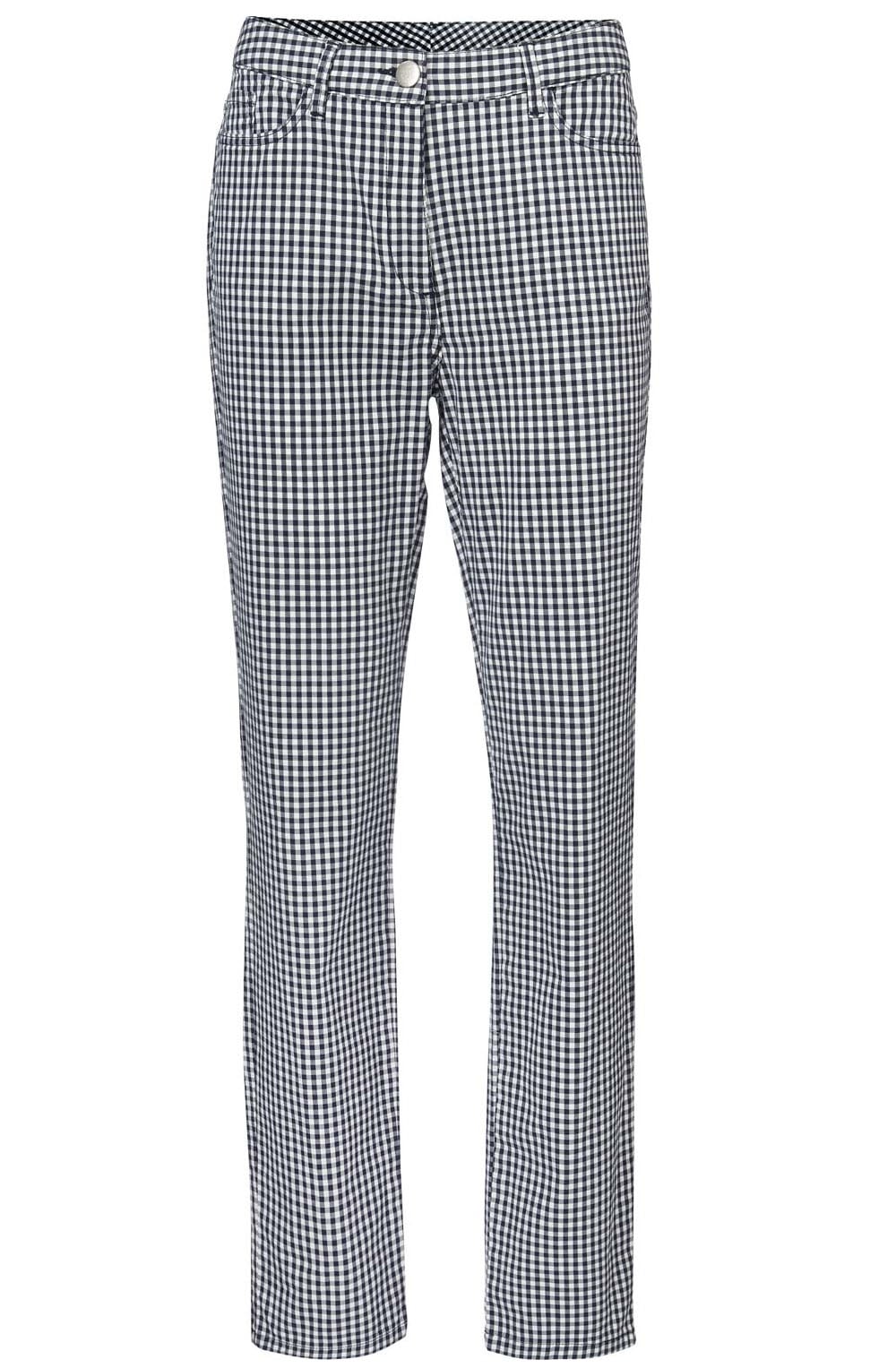 Paris Check Print Trousers