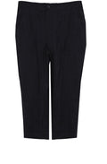Patina Black Linen Culottes