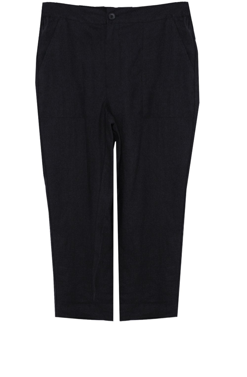 Patina Black Linen Culottes