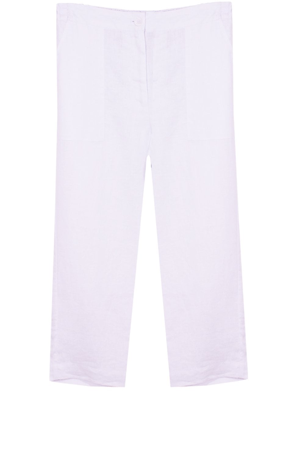 Patina White Linen Culottes
