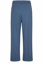 Paxora Ensign Blue Wide Cropped Jersey Trousers