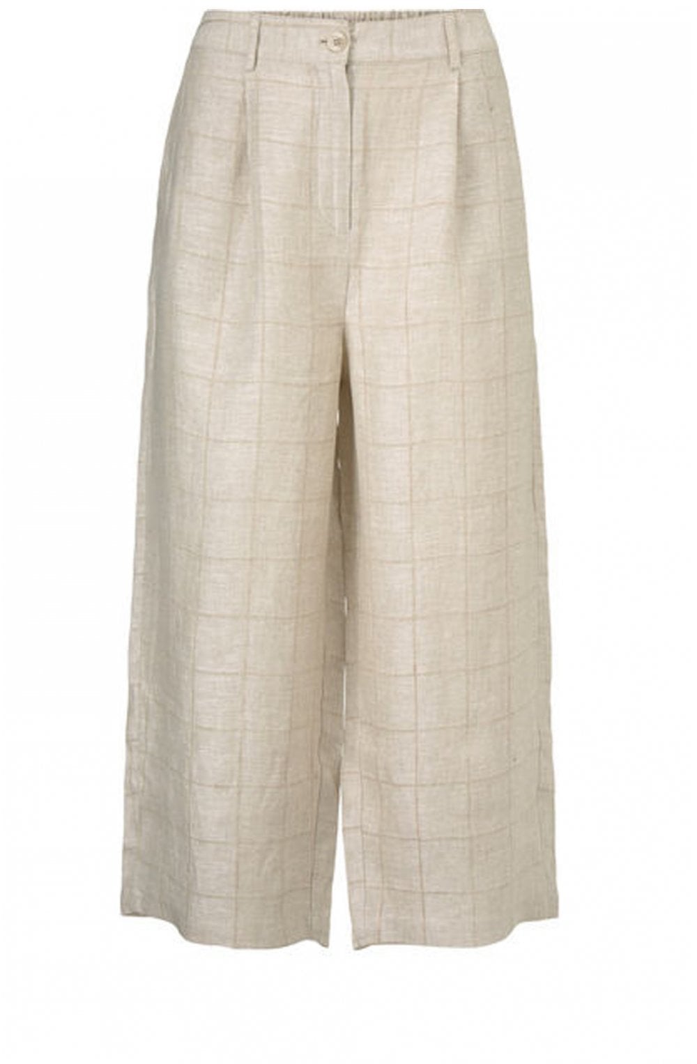 Payta Woven Linen Culottes