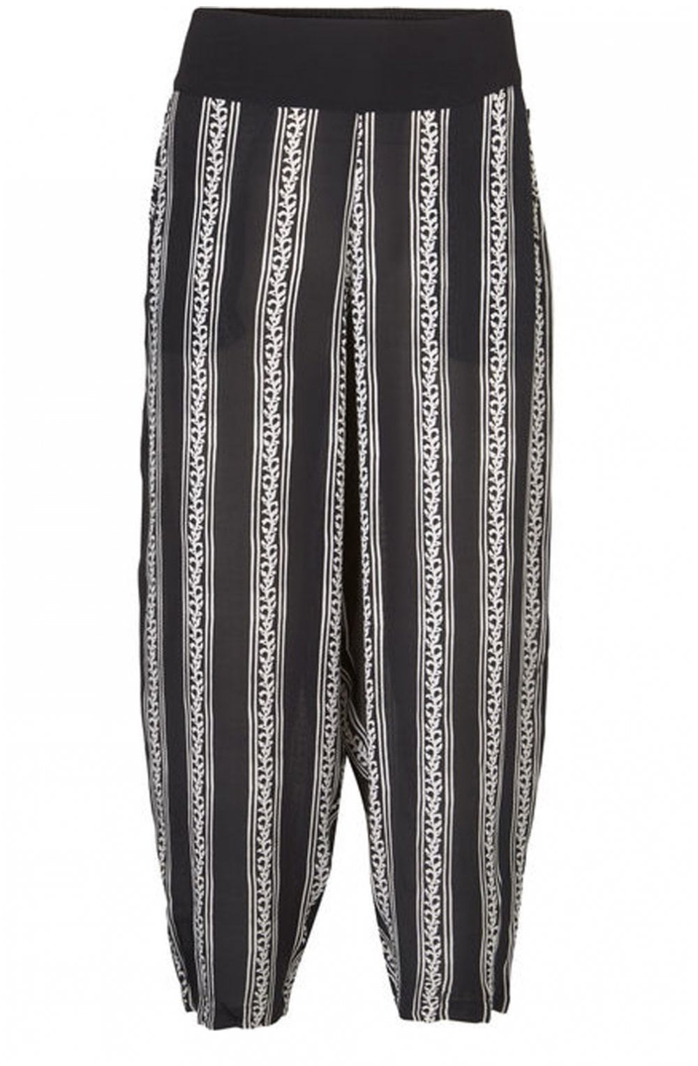 Pemca Black & White Striped Culottes