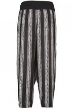 Pemca Black & White Striped Culottes