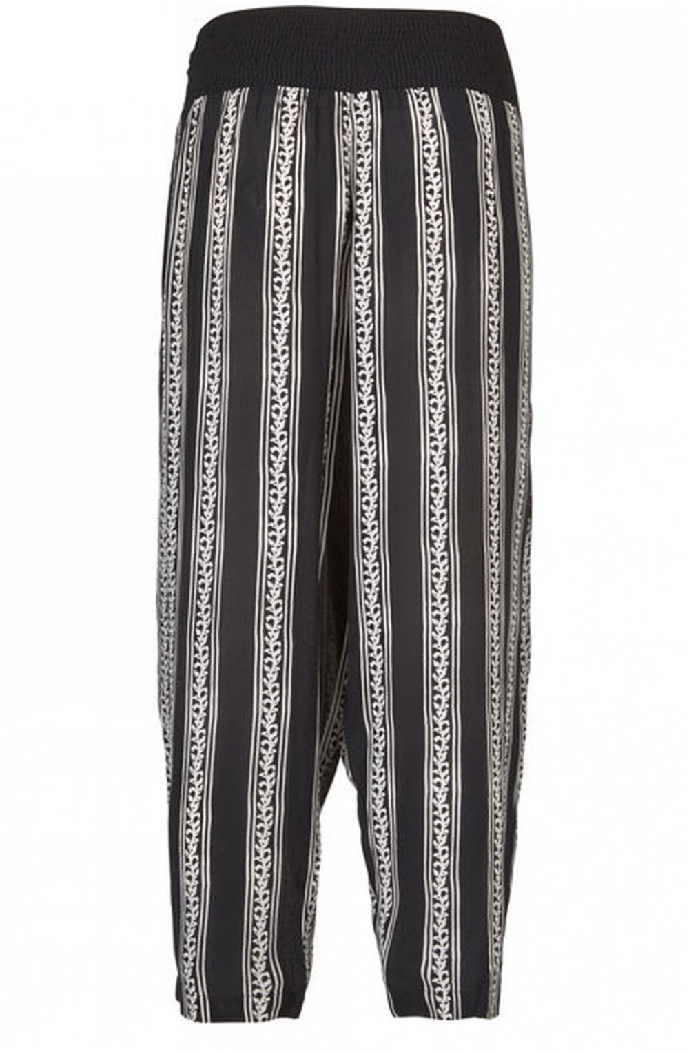 Pemca Black & White Striped Culottes