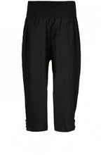 Pen Black Linen Trousers