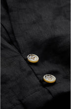 Pen Black Linen Trousers