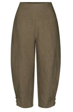 Pen Crocodile Linen Trousers