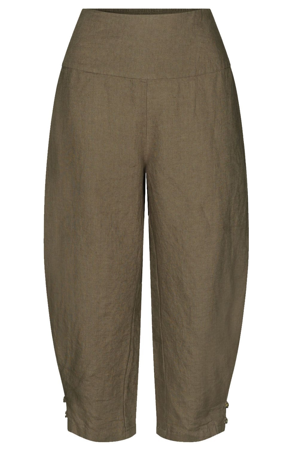 Pen Crocodile Linen Trousers