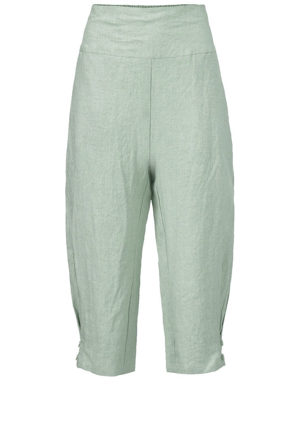 Pen Desert Sage Linen Trousers