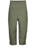 Pen Olive Linen Trousers