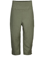 Pen Olive Linen Trousers