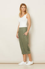 Pen Olive Linen Trousers