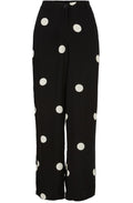 Perinua Black Polka dot Trousers