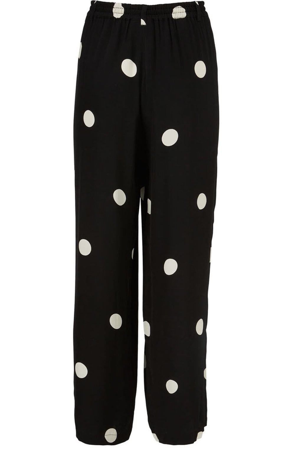 Perinua Black Polka dot Trousers