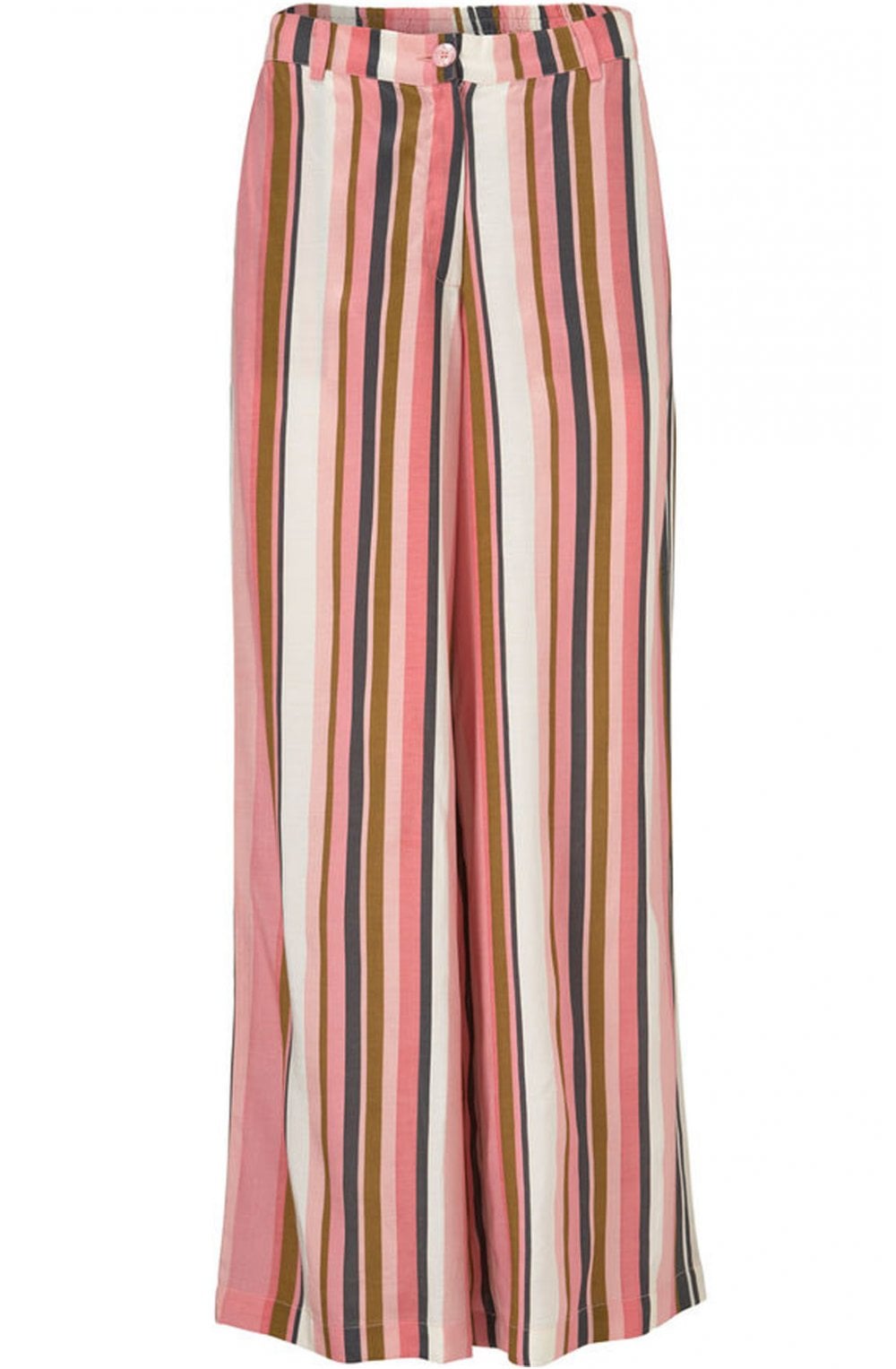 Perinus Blush Candy Stripe Trousers