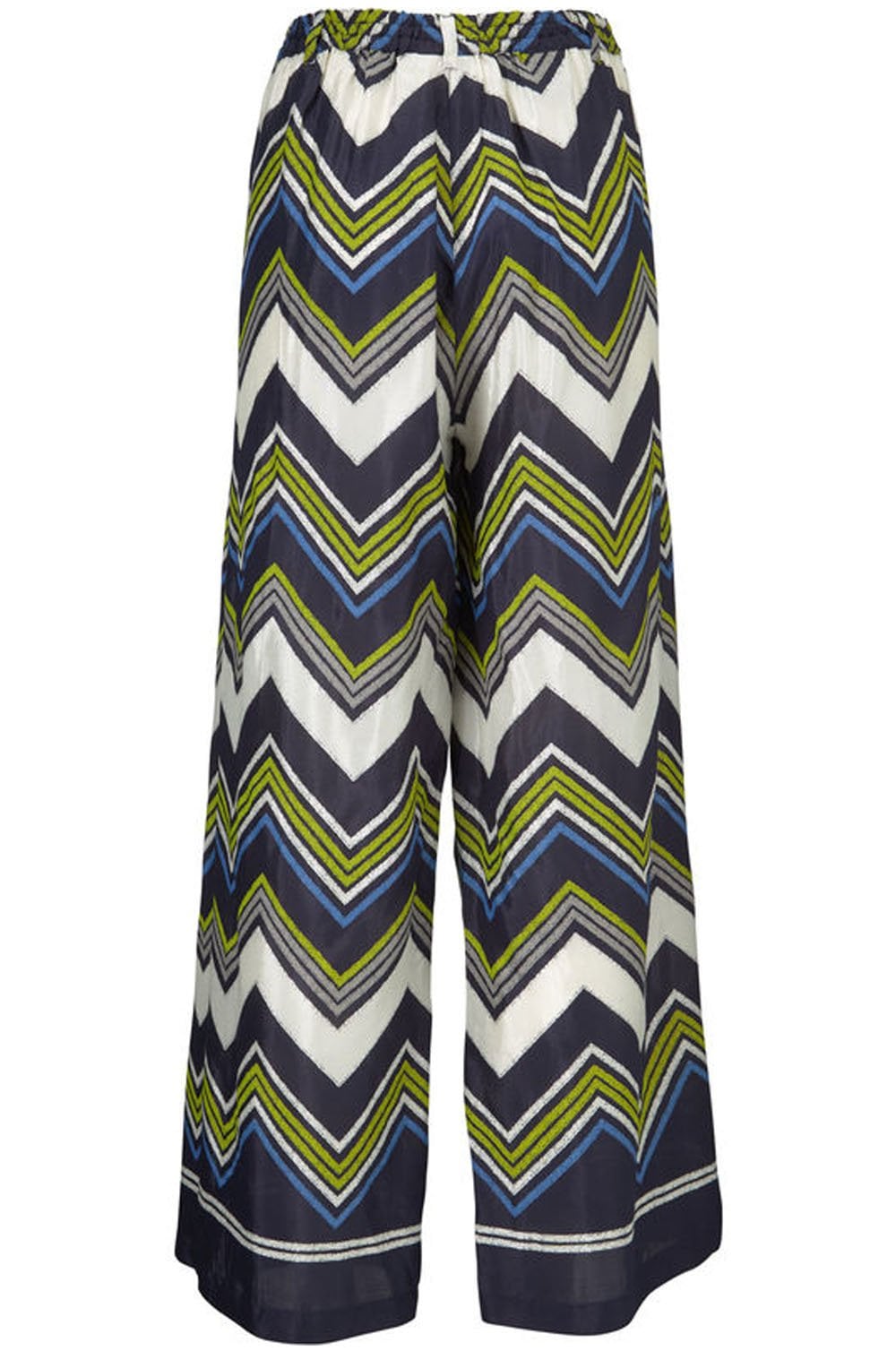 Perinus Lime Wide Leg Trousers