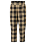 Petrina Cropped Checked Trousers