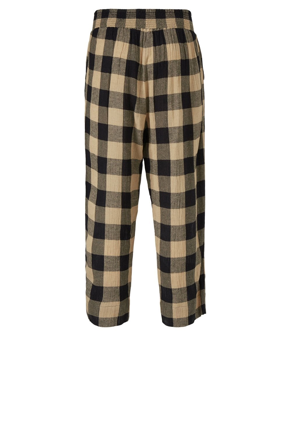 Petrina Cropped Checked Trousers