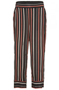 Petrina red ochre striped culottes