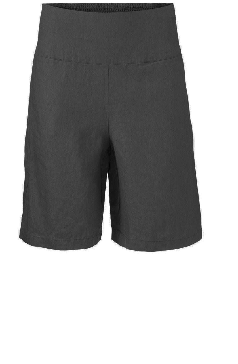 Pinja Black Linen Shorts