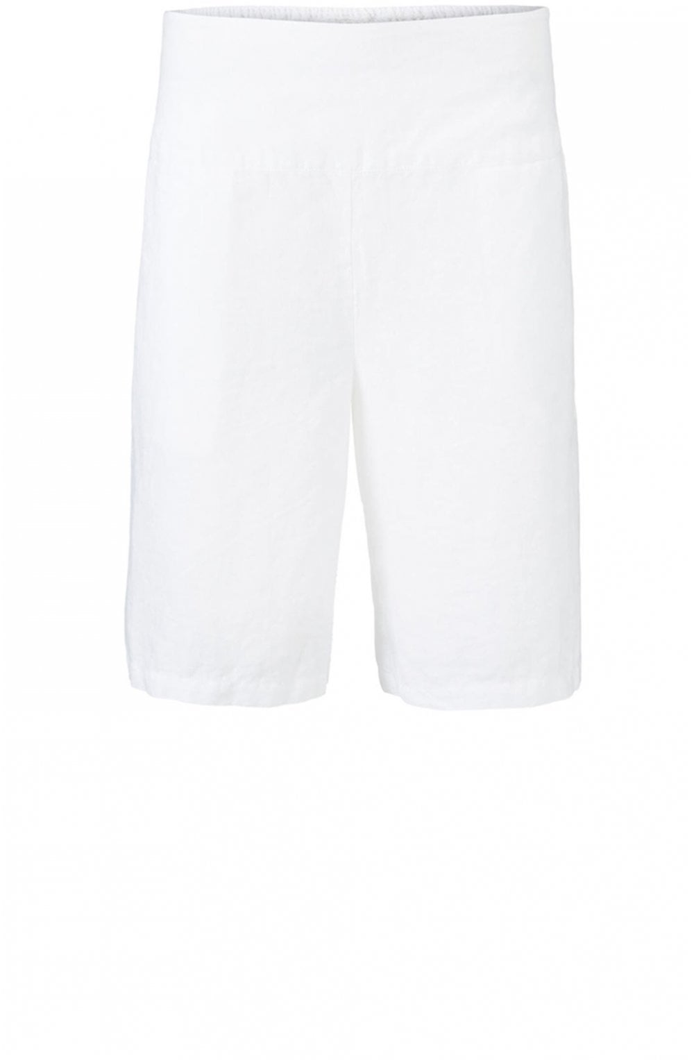 Pinja White Linen Shorts