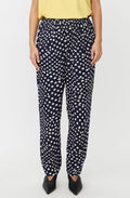 Pless Navy Blazer Polka Dot Tapered Trousers