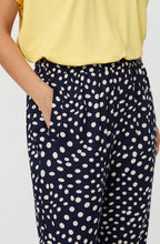 Pless Navy Blazer Polka Dot Tapered Trousers
