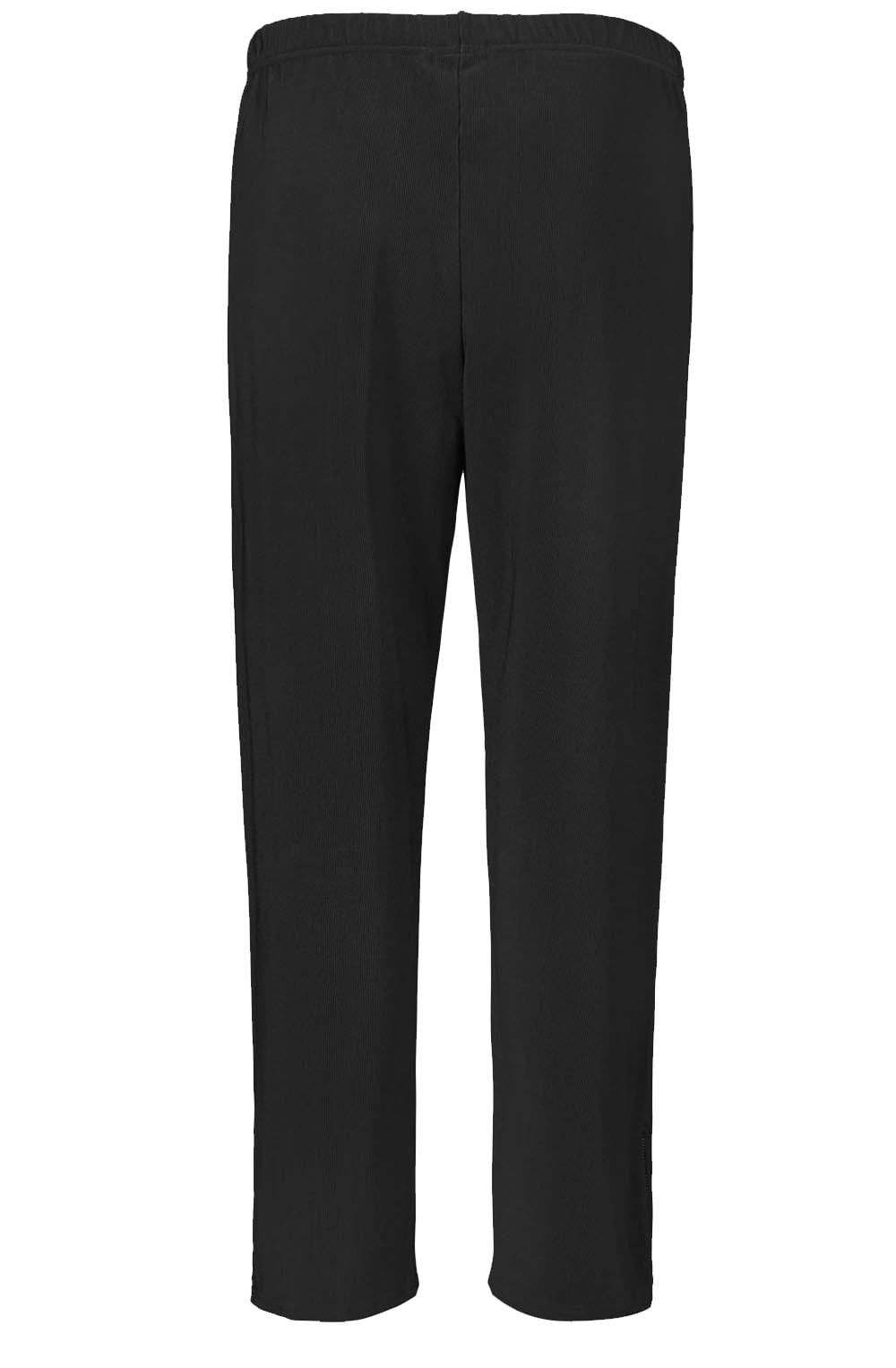 Polly Black Ribbed Leggings