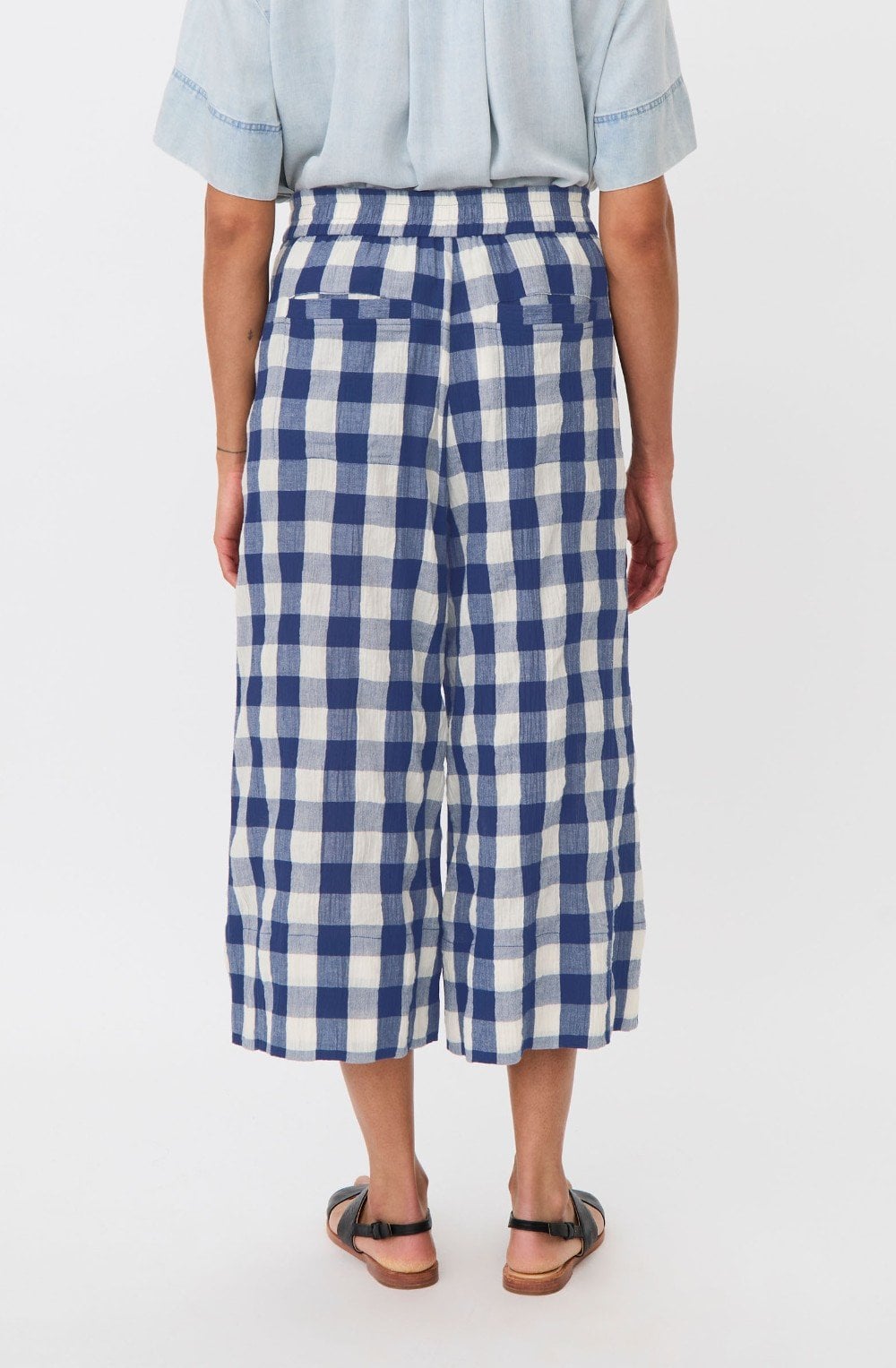 Portia Gingham Print Trousers