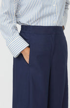 Portia Navy Blazer Oversized Culottes
