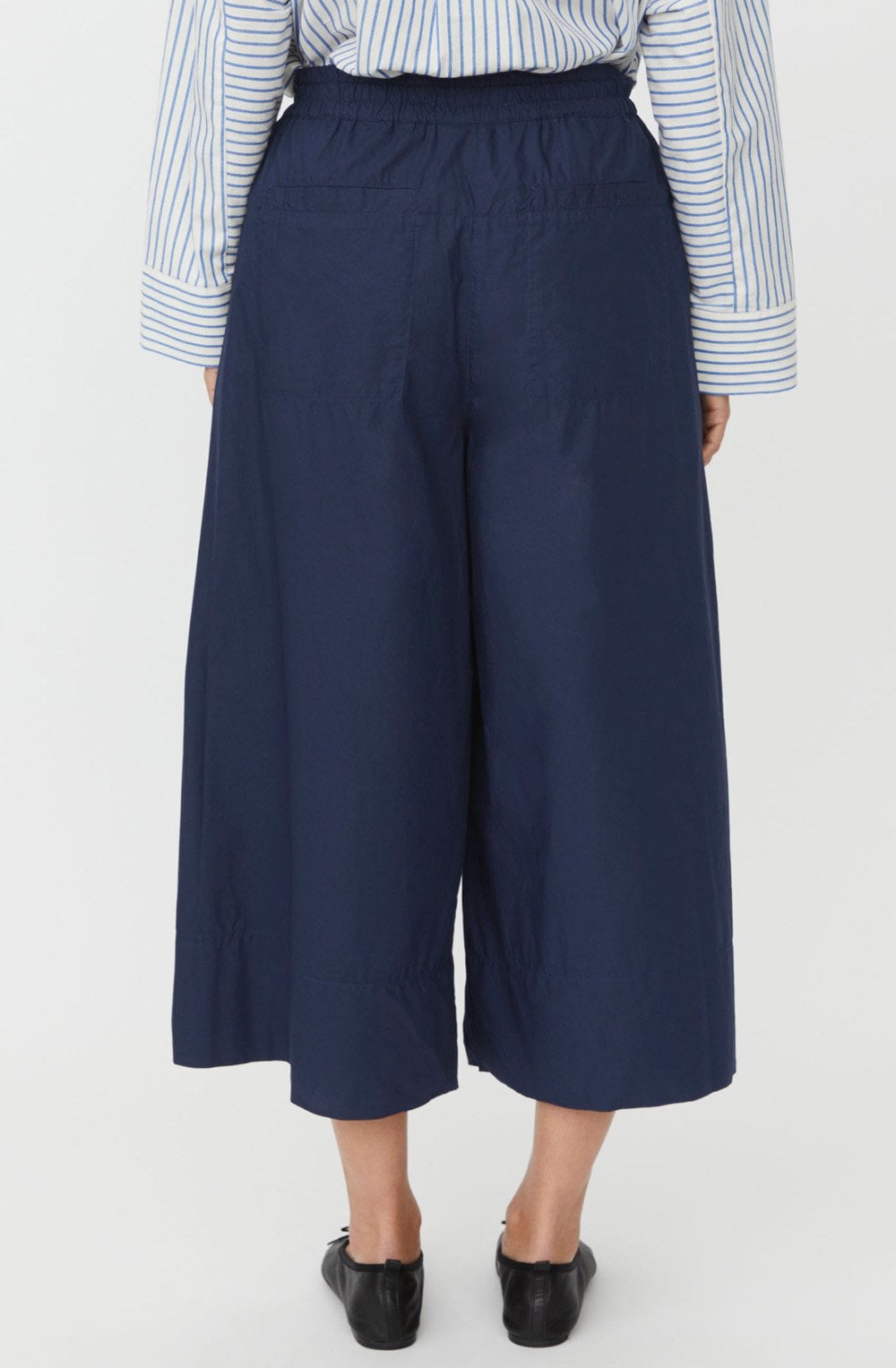 Portia Navy Blazer Oversized Culottes