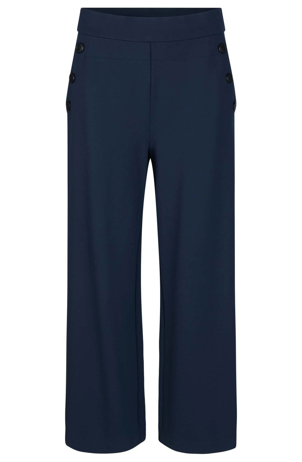 Prisca Navy Jersey Trousers