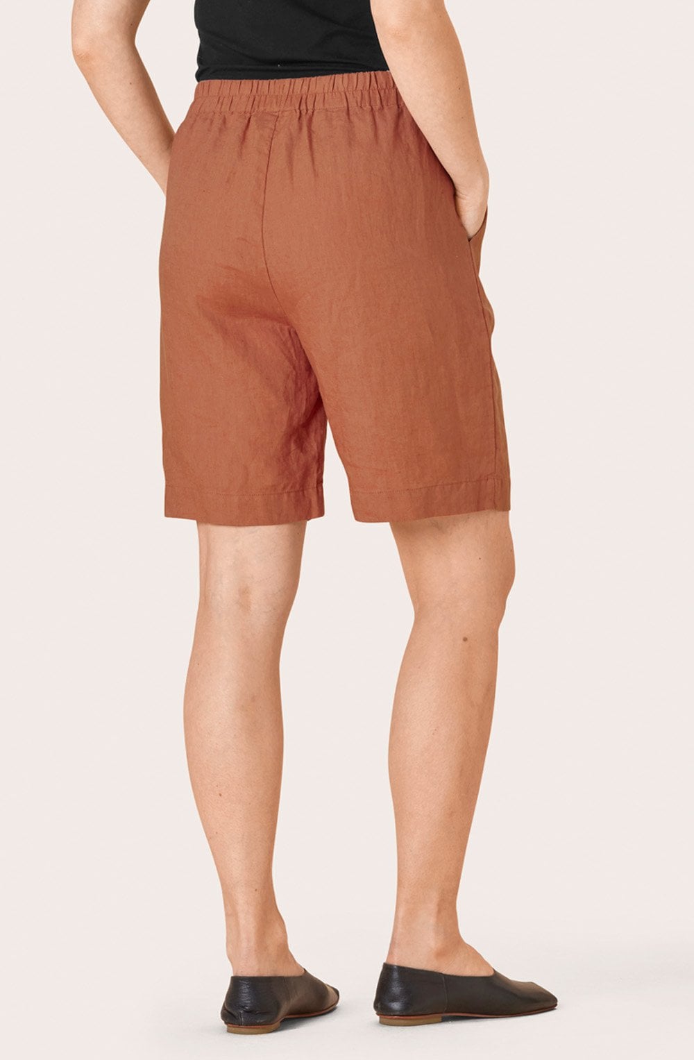 Prudie Aragon Linen Shorts