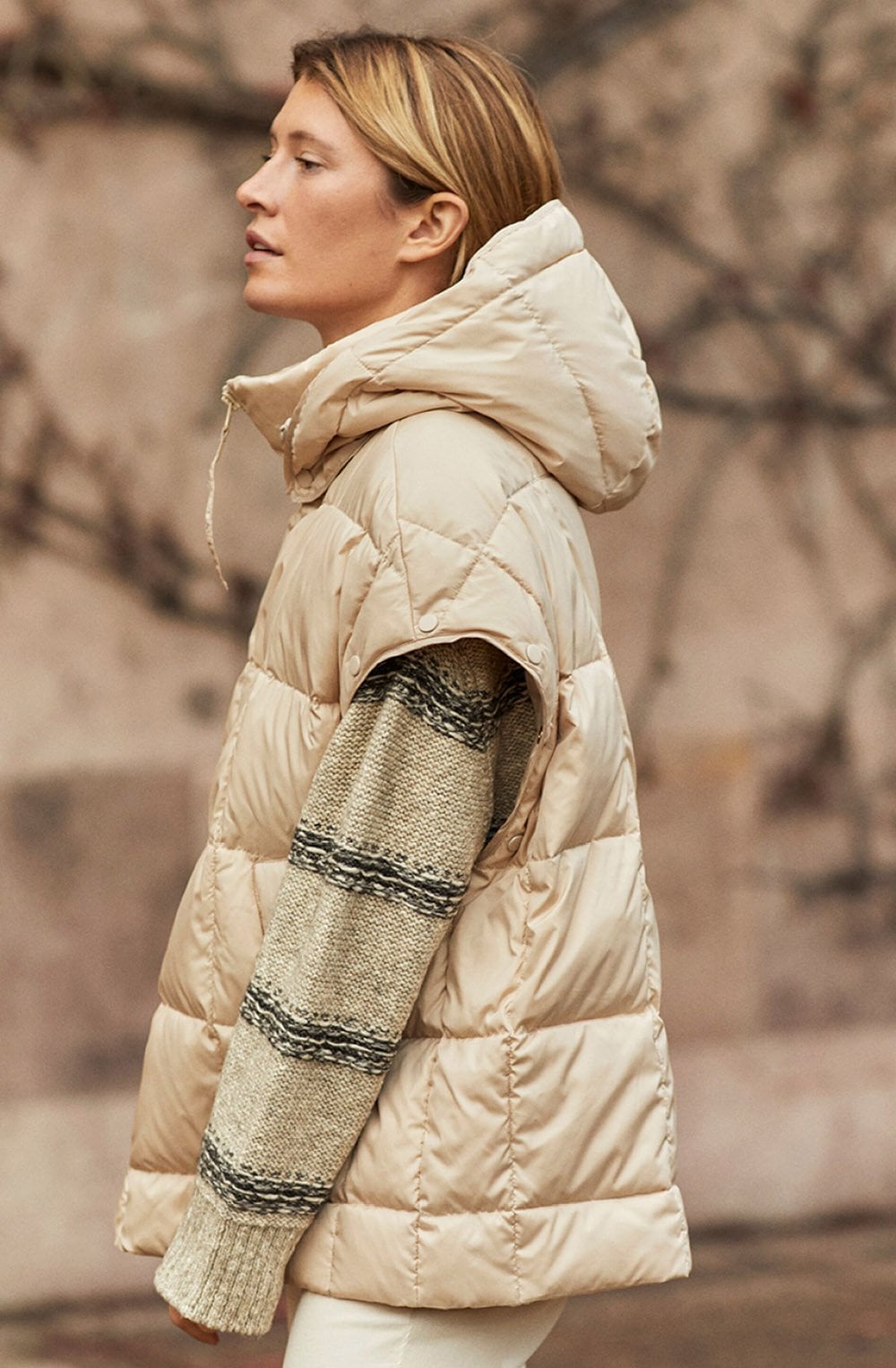 Purmice Stone Tabiha Quilted Down Jacket