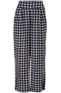 Purnis Navy Bold Print Trousers