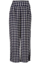 Purnis Navy Bold Print Trousers