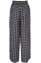Purnis Navy Bold Print Trousers