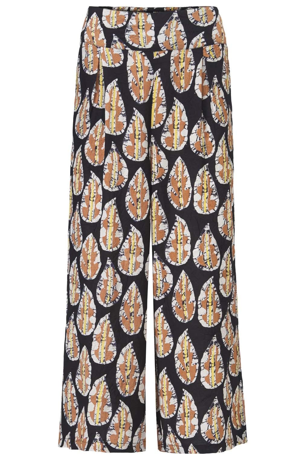 Pusna Leaf Print Trousers