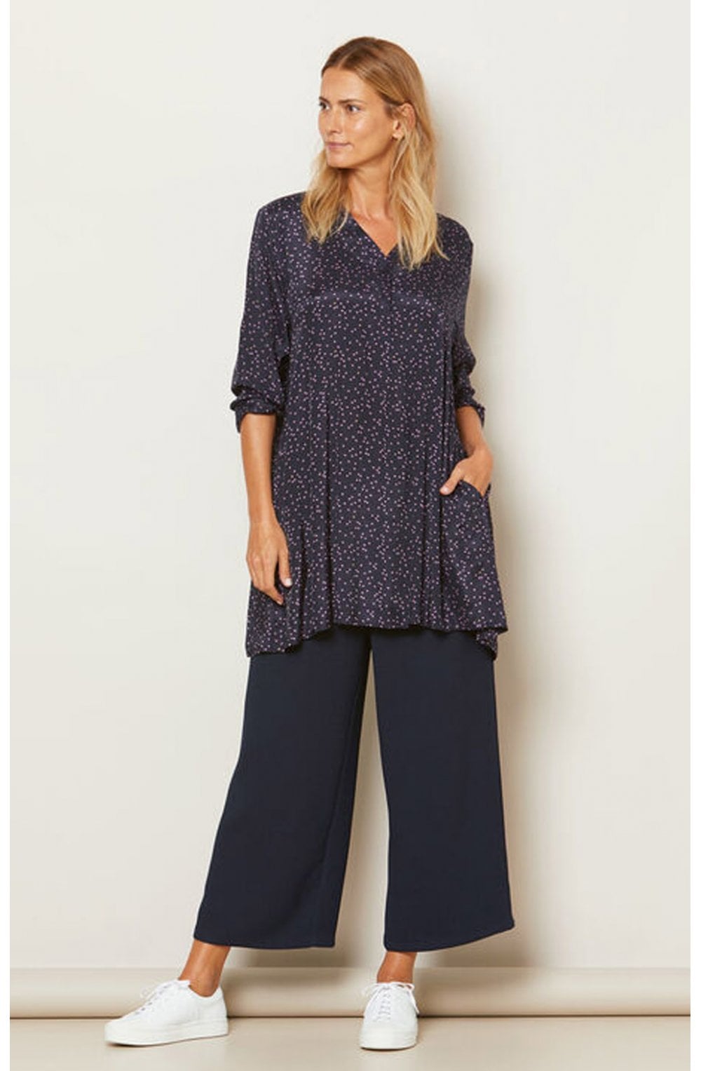 Pusna Navy Culottes