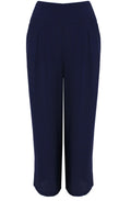 Pusna Navy Wide Leg Culottes