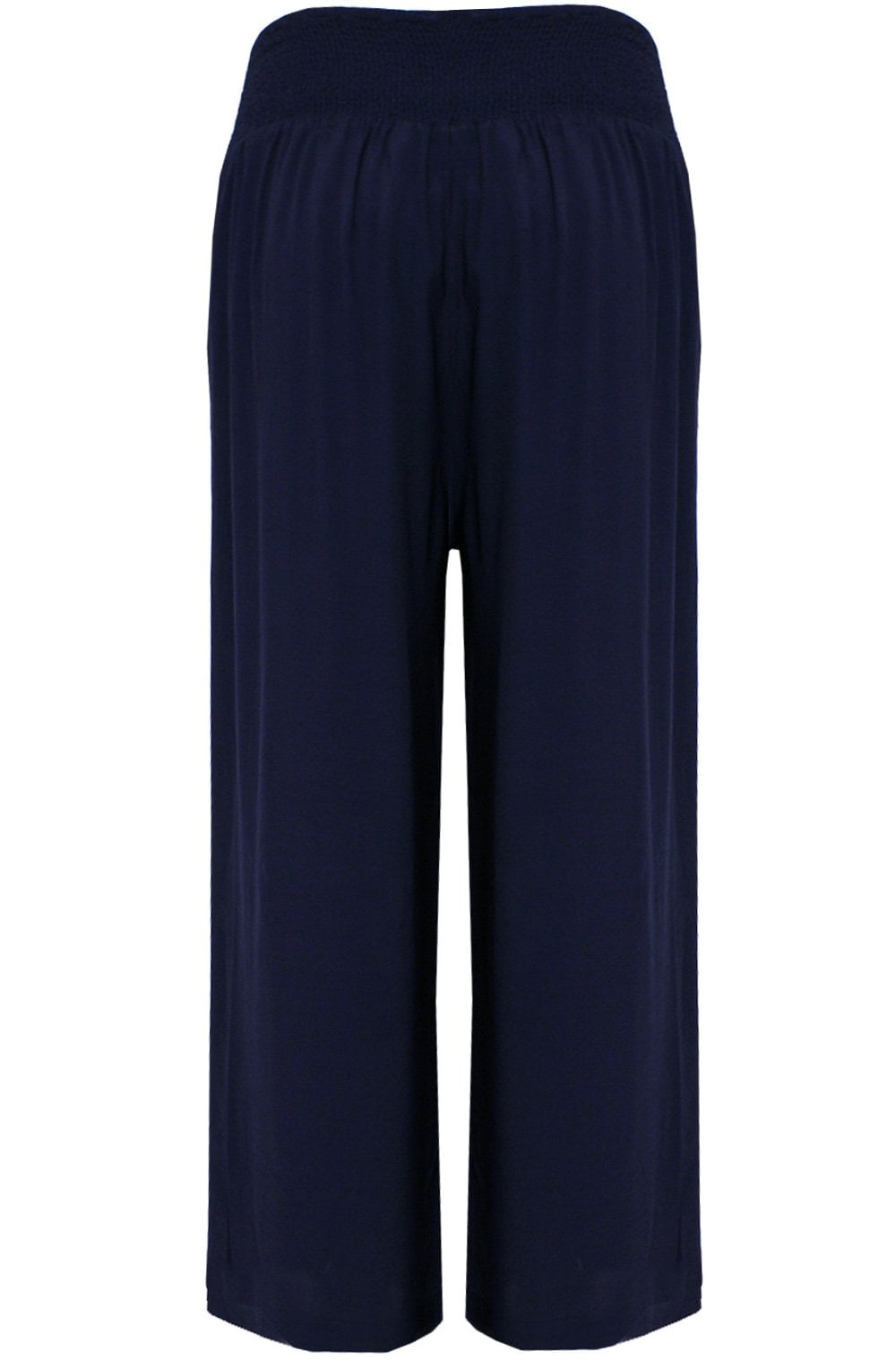 Pusna Navy Wide Leg Culottes