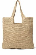 Radia Natural Woven Raffia Bag